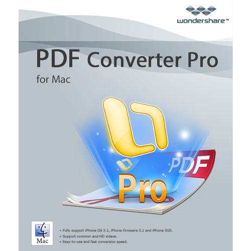 Wondershare PDF Converter Pro for Mac-Convert scanned PDFs to editable text [Download]