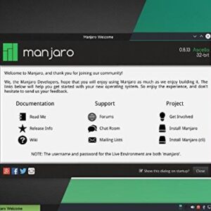 Manjaro Linux XFCE 64bit (Latest Version) Arch based linux