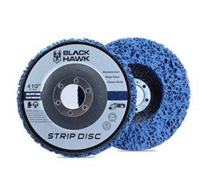 bha easy strip discs clean and remove paint, rust and oxidation 4-1/2” x 7/8” - 5 pack
