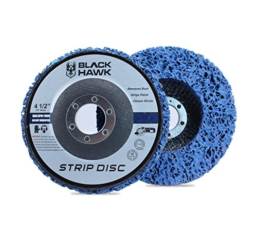 BHA Easy Strip Discs Clean and Remove Paint, Rust and Oxidation 4-1/2” x 7/8” - 5 Pack