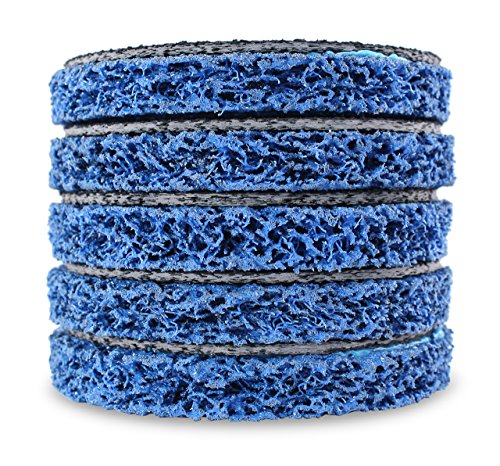 BHA Easy Strip Discs Clean and Remove Paint, Rust and Oxidation 4-1/2” x 7/8” - 5 Pack