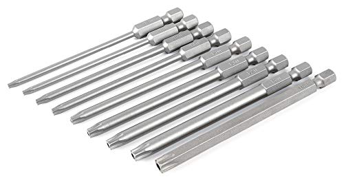 Security Torx 90mm Power Blade Set, 9 Piece