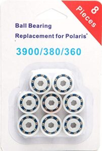atie 360, 380, 3900 sport, atv pool cleaners wheel ball bearing 9-100-1108 replacement for polaris 360, 380, 3900 sport, atv pool cleaners part no. 9-100-1108 (8 pack)