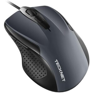 tecknet pro s2 high performance wired usb mouse, 6 buttons, upto 2000dpi