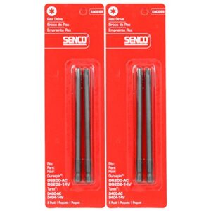 senco ea0269 rex drive bits - duraspin technology integrated auto-feed screw system (2-2 packs)