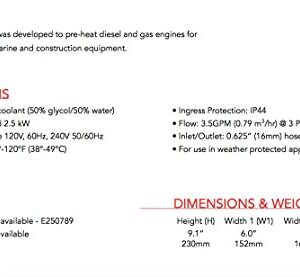 HOTSTART - HOT Flow COOLANT System - Model CTM10110-N00 Original - 1 Year Warranty!