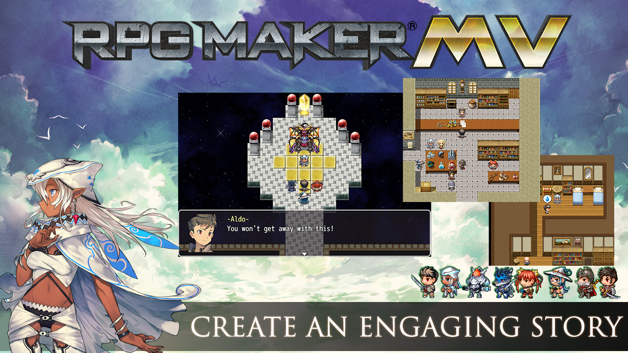 RPG Maker MV DLC: Cover Art Characters Pack [Online Code]