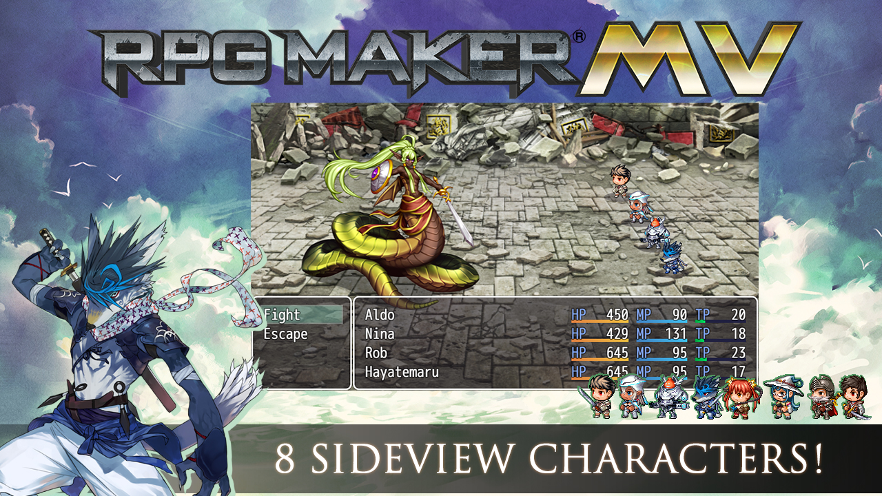 RPG Maker MV DLC: Cover Art Characters Pack [Online Code]