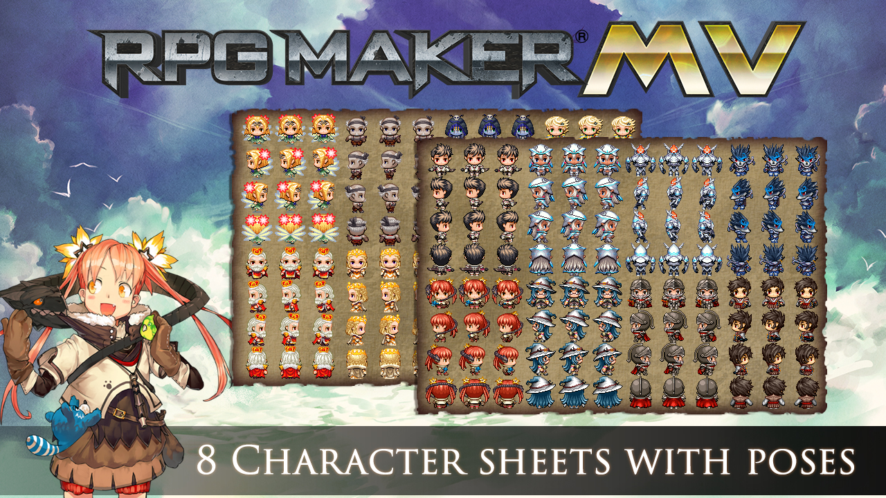 RPG Maker MV DLC: Cover Art Characters Pack [Online Code]