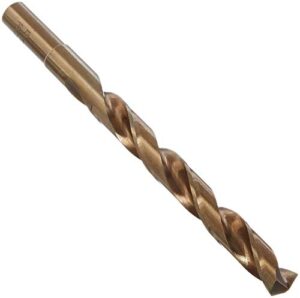 drill america 15.00mm cobalt reduced shank drill bit with 1/2" shank, d/aco series
