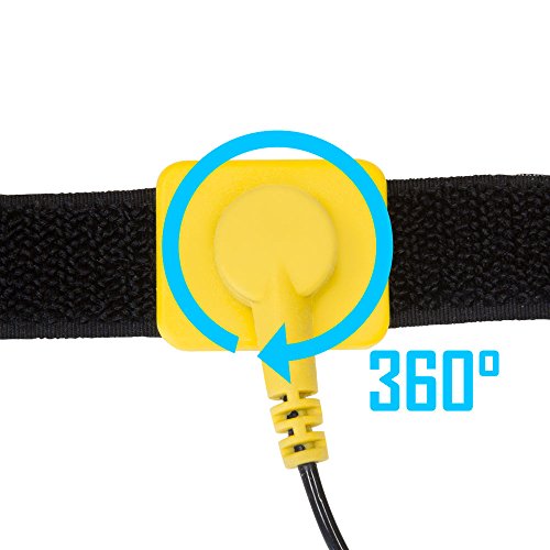 KingWin ATS-W24YKingwin Anti Static Wrist Strap Yellow, Adjustable ESD Wrist Band Fits Your Wrist Comfortably. Grounding Bracelet to Protect Your PC Computer or Electronics from Static Electricity