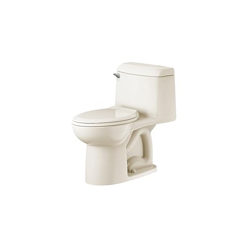 American Standard 2034314.021 Champion 4 One-Piece Toilet with Toilet Seat, Elongated Front, Chair Height, Bone, 1.6 gpf