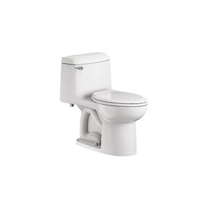 american standard 2004314.020 champion 4 one-piece toilet with toilet seat, elongated front, standard height, white, 1.6 gpf
