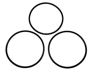 captain o-ring - (3 pack) replacement whkf-c8 o-rings for whirlpool whkf-dwhv, whkf-dwh & whkf-duf water filter housing