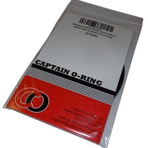 Captain O-Ring - (3 Pack) Replacement WHKF-C8 O-Rings for Whirlpool WHKF-DWHV, WHKF-DWH & WHKF-DUF Water Filter Housing