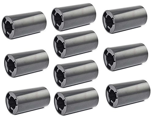 LampVPath 10PCS AA to C Size Battery Adapter Case, AA to C Size Spacers, AA to Size C Battery Adapter Converter Case(10 Pack Black)