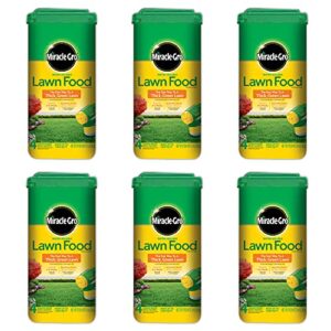 miracle-gro 1001833 lawn food water soluble lawn fertilizer (6 pack), 5 lb