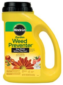 miracle-gro 100475 garden weed preventer (6 pack), 5 lb
