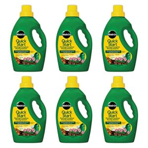 miracle-gro quick start planting and transplanting starting solution, 48 oz. (6 pack)