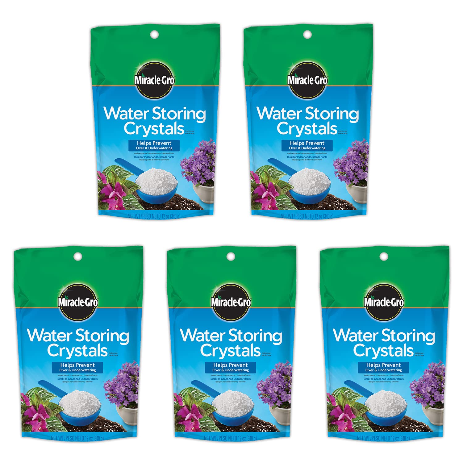 Miracle-Gro Water Storing Crystals, 12 oz. (5-Pack)