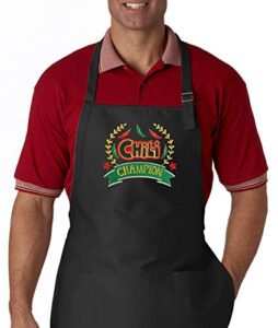 personalized chili champion embroidered bbq apron