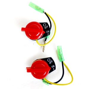 2-pack engine on off stop switch for honda gx120 gx160 gx200 gx240 gx270 gx340 gx390