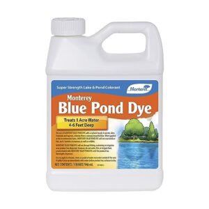 monterey lg1165 pond water treatment dye, 1 quart, blue