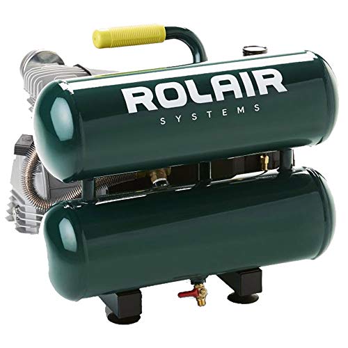 Rolair 2 Hp (115V), 4.2 Cfm@90Psi, 4.2 Gallon, Quiet Stack Tank Compressor