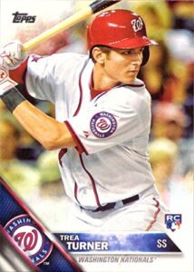 2016 topps baseball #103 trea turner rookie card