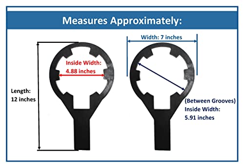 JSP Manufacturing New Aftermarket Hayward CL200 and CL220 Chlorinator Lid Cap Wrench Opener Tool Pool Pump (1)