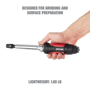 OEMTOOLS 24408 1/4 Inch Extended Air Die Grinder, Straight Die Grinder for Surface Prep, Extended Grinder with 5 Inch Reach for Tight Spaces, Surface Tool