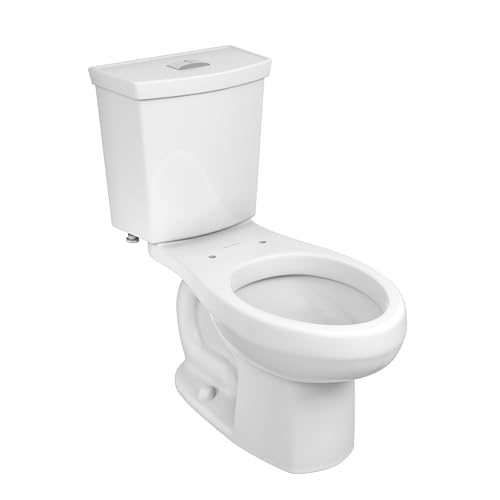 American Standard 2887218.020 H2Option Two-Piece Toilet, Elongated Front, Standard Height, Dual Flush, White, 0.92 - 1.28 gpf