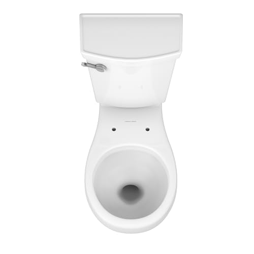 American Standard 288DA114.020 H2Optimum Two-Piece Toilet, Round Front, Standard Height, White, 1.1 gpf