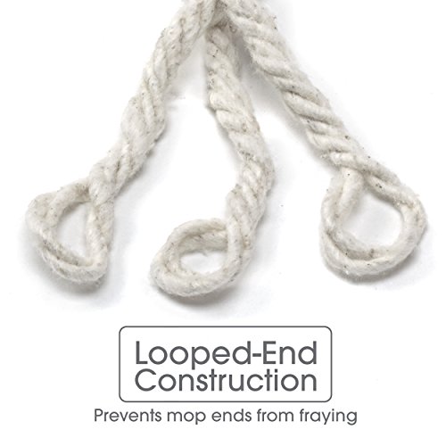 O-Cedar Heavy Duty Looped-End String Mop, Pack - 1, Commercial-Grade