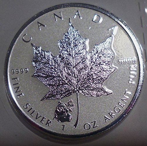 2016 No Mint Mark Canada 1 oz Silver Maple Leaf Panda Privy $5 Seller Perfect Uncirculated