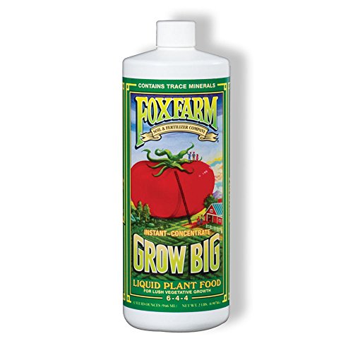 Fox Farm Liquid Nutrient Soil Trio- Pints: Big Bloom, Grow Big, Tiger Bloom (Pack of 3-16 oz. Bottles)