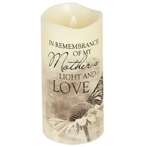 carson, everlasting glow with premier flicker mother candle