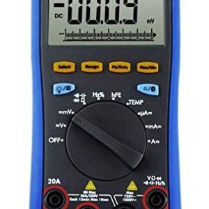 OWON B35T Plus Multimeter with True RMS Measurement, Bluetooth BLE 4.0 (Android and iOS) and Offline Data Recording Function