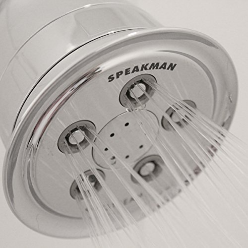 Speakman S-2005-HBF Hotel Pure Luxury Filtered Shower Head with Massage Setting, 2.5 GPM, Polished Chrome