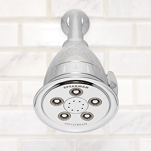 Speakman S-2005-HBF Hotel Pure Luxury Filtered Shower Head with Massage Setting, 2.5 GPM, Polished Chrome