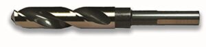 viking drill and tool 25502 type 280-ubm 135 degree split point reduced shank silver & deming drill bit, 15.0mm