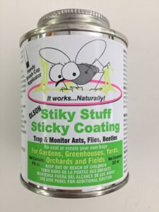 olson sticky stuff brush on insect trap coating 8oz. with brush cap