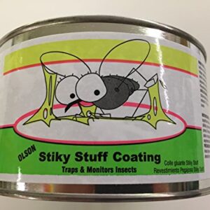 Olson Sticky Stuff Brush On Insect Trap Coating Safe Non-Toxic 1 Quart