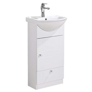 renovators supply manufacturing small bathroom vanity sink cabinet vitreous china sink comes with faucet and drain assembly required install hardware included