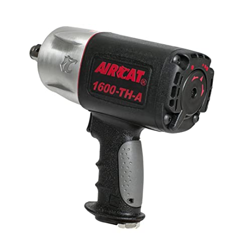 AIRCAT Pneumatic Tools 1600-TH-A: Composite Impact Wrench 1600 ft-lbs - 3/4-Inch