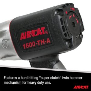 AIRCAT Pneumatic Tools 1600-TH-A: Composite Impact Wrench 1600 ft-lbs - 3/4-Inch