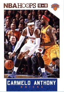 carmelo anthony 2015 2016 hoops nba basketball series mint card 97 m (mint)