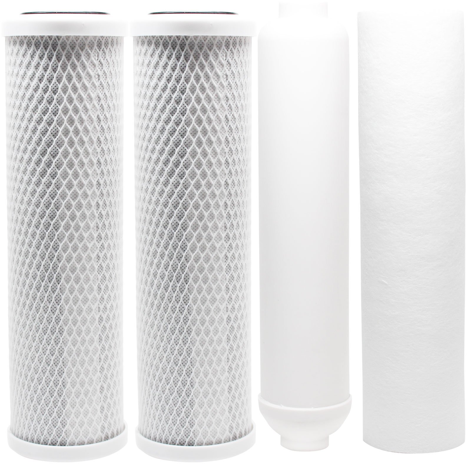 Replacement Filter Kit Compatible with Proline Proline Plus RO System - Includes Carbon Block Filters, PP Sediment Filter & Inline Filter Cartridge - Denali Pure Brand