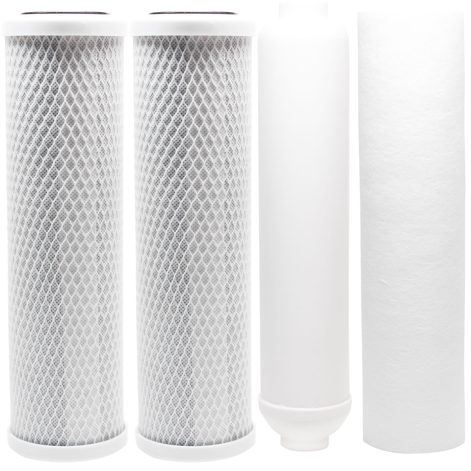 Replacement Filter Kit Compatible with Watts W-525 RO System - Includes Carbon Block Filters, PP Sediment Filter & Inline Filter Cartridge - Denali Pure Brand