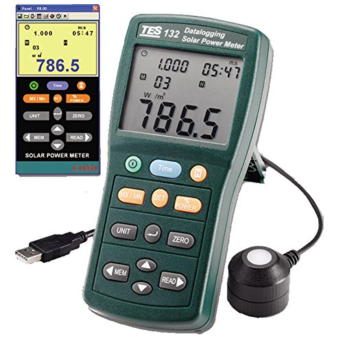 TES 132 Solar Power Meter (Datalogging)